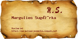 Margulies Sugárka névjegykártya
